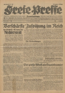 Freie Presse, Nr. 73 Donnerstag 27. März 1930 6. Jahrgang
