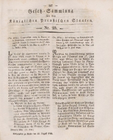 Gesetz-Sammlung für die Königlichen Preussischen Staaten, 10. August 1846, nr. 25.