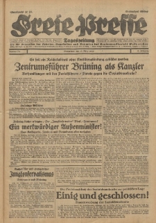 Freie Presse, Nr. 75 Sonnabend 29. März 1930 6. Jahrgang