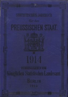 Statistisches Jahrbuch für den Preussischen Staat, 12. Jahrgang 1914
