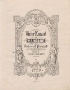 Koncert. Violine und Pianoforte. Köchel, Nr. 268
