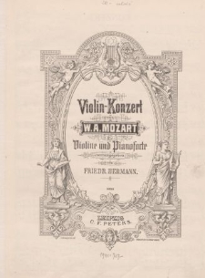 Sechstes Koncert. Violine und Pianoforte. Köchel V, Nr. 219