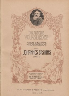Deutsche Volkslieder für eine Singstimme mit Klavierbegleitung, Bd.2.