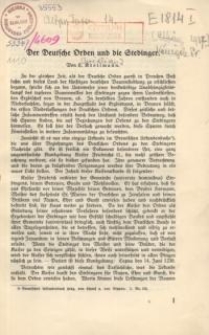 Der Deutsche Orden und die Stedinger