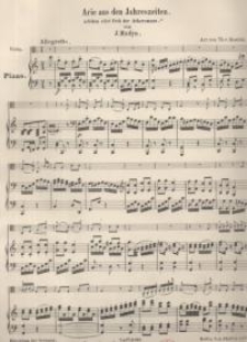 Arie aus den Jahreszeiten. „Schon eilet froh der Ackersmann” : Viola ; Piano