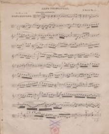 Alto Principale. Concertino. Op. 12 : Viola : a