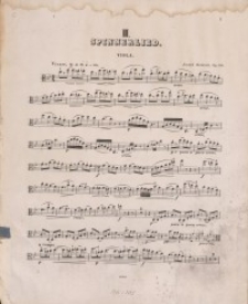 Spinnerlied. Op. 20. Viola