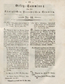 Gesetz-Sammlung für die Königlichen Preussischen Staaten, 15. Mai, 1852, nr. 12.