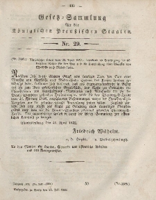 Gesetz-Sammlung für die Königlichen Preussischen Staaten, 13. Juli, 1852, nr. 29.