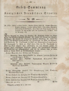 Gesetz-Sammlung für die Königlichen Preussischen Staaten, 6. Juli, 1853, nr. 29.