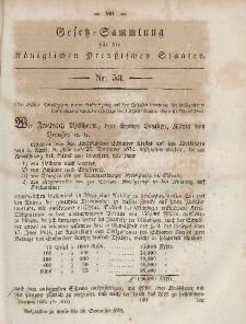 Gesetz-Sammlung für die Königlichen Preussischen Staaten, 30. September, 1853, nr. 53.