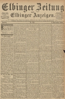 Elbinger Zeitung und Elbinger Anzeigen, Nr. 258 Freitag 02. November 1894