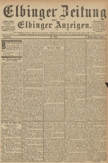 Elbinger Zeitung und Elbinger Anzeigen, Nr. 258 Freitag 02. November 1894