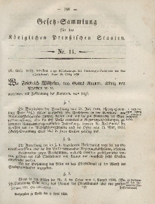 Gesetz-Sammlung für die Königlichen Preussischen Staaten, 4. April, 1855, nr. 11.
