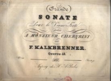 Grande Sonate pour le Piano-Forte. Oeuvre 48. No 140