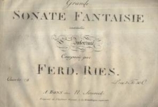 Grande Sonate Fantaisie. Oeuvre 26.