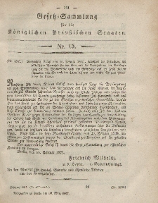 Gesetz-Sammlung für die Königlichen Preussischen Staaten, 30. März, 1857, nr. 15.