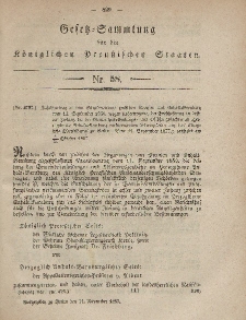 Gesetz-Sammlung für die Königlichen Preussischen Staaten, 11. November, 1857, nr. 58.