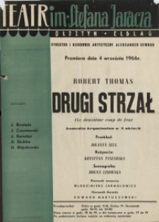 Drugi strzał - Robert Thomas