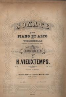 Sonate pour Piano et Alto ou Violoncelle. Op. 36.
