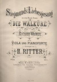 Siegmunds Liebesgesang aus dem Musik-Drama "Die Walk&uuml;re"