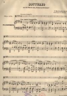 Notturno aus der Musik zum „Sommernachtstraum”