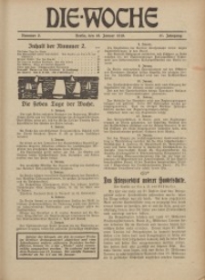 Die Woche : Moderne illustrierte Zeitschrift, 21. Jahrgang, 18. Januar 1919, Nr 2