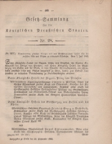 Gesetz-Sammlung für die Königlichen Preussischen Staaten, 10. September, 1860, nr. 28