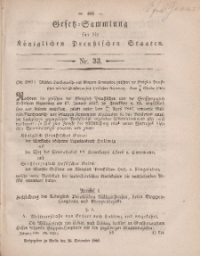 Gesetz-Sammlung für die Königlichen Preussischen Staaten, 26. November, 1860, nr. 33