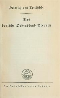 Das deutsche Ordensland Preussen