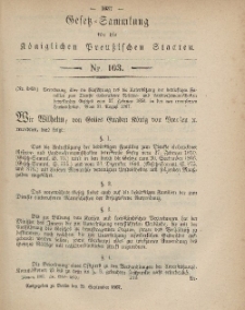 Gesetz-Sammlung für die Königlichen Preussischen Staaten, 29. September, 1867, nr.103.