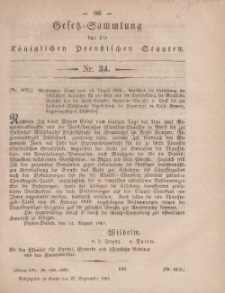 Gesetz-Sammlung für die Königlichen Preussischen Staaten, 27. September, 1861, nr. 34.