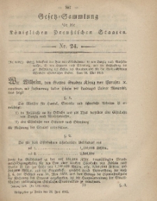 Gesetz-Sammlung für die Königlichen Preussischen Staaten, 22. Juni, 1865, nr. 24.