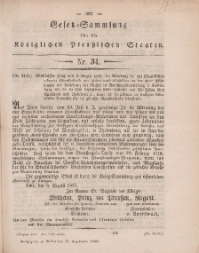 Gesetz-Sammlung für die Königlichen Preussischen Staaten, 23. September, 1859, nr. 34.