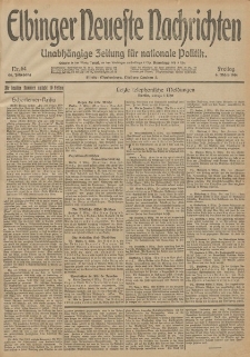 Elbinger Neueste Nachrichten, Nr. 64 Freitag 6 März 1914 66. Jahrgang