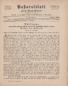 Pastoralblatt für die Diözese Ermland, 12.Jahrgang, 1. Februar 1880. Nr 2