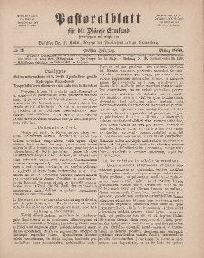 Pastoralblatt für die Diözese Ermland, 12.Jahrgang, 1. März 1880. Nr 3
