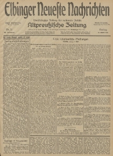 Elbinger Neueste Nachrichten, Nr. 71 Freitag 13 März 1914 66. Jahrgang