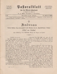 Pastoralblatt für die Diözese Ermland, 27.Jahrgang, 17. Februar 1895, Nr 3.