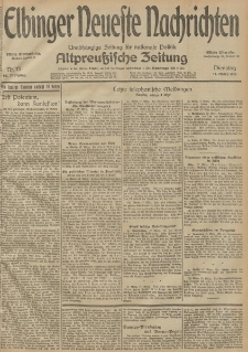 Elbinger Neueste Nachrichten, Nr. 75 Dienstag 17 März 1914 66. Jahrgang