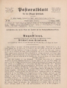 Pastoralblatt für die Diözese Ermland, 41.Jahrgang, 1. Oktober 1909, Nr 10.