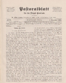 Pastoralblatt für die Diözese Ermland, 42.Jahrgang, 1. Dezember 1910, Nr 12.