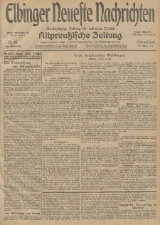 Elbinger Neueste Nachrichten, Nr. 86 Sonnabend 28 März 1914 66. Jahrgang