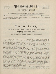 Pastoralblatt für die Diözese Ermland, 44.Jahrgang, 1. Februar 1912. Nr 2