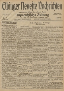 Elbinger Neueste Nachrichten, Nr. 89 Dienstag 31 März 1914 66. Jahrgang