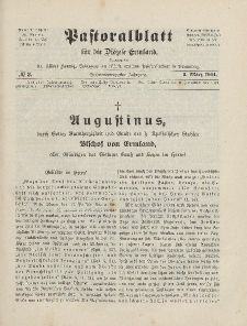 Pastoralblatt für die Diözese Ermland, 46.Jahrgang, 1. März 1914. Nr 3