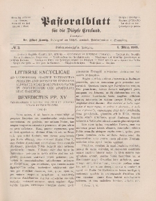 Pastoralblatt für die Diözese Ermland, 47.Jahrgang, 1. März 1915. Nr 3