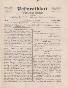Pastoralblatt für die Diözese Ermland, 47.Jahrgang, 1. April 1915. Nr 4