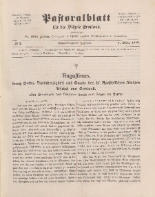 Pastoralblatt für die Diözese Ermland, 48.Jahrgang, 1. März 1916. Nr 3