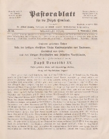 Pastoralblatt für die Diözese Ermland, 48.Jahrgang, 1. November 1916. Nr 11
